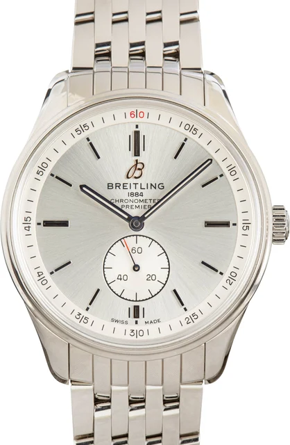 Breitling Premier Automatic 40 Silver Dial A37340351G1A1 kol saati