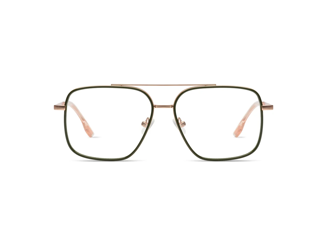 Komono Jett Khaki Rose Gold KOM-O7829 kol saati