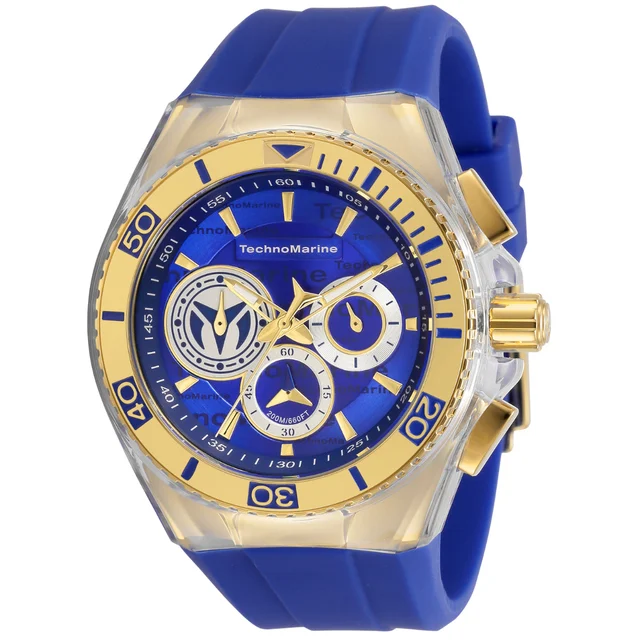 Technomarine Cruise California Watch - 46.65mm, Blue (TM-118125) kol saati