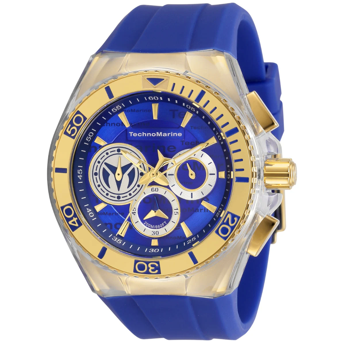 Technomarine Cruise California Watch - 46.65mm, Blue (TM-118125) kol saati