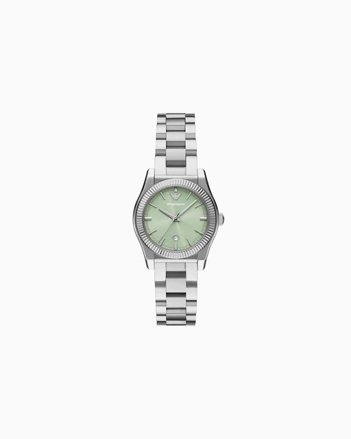 Emporio Armani Three-Hand Date Stainless Steel Watch AR11656 kol saati