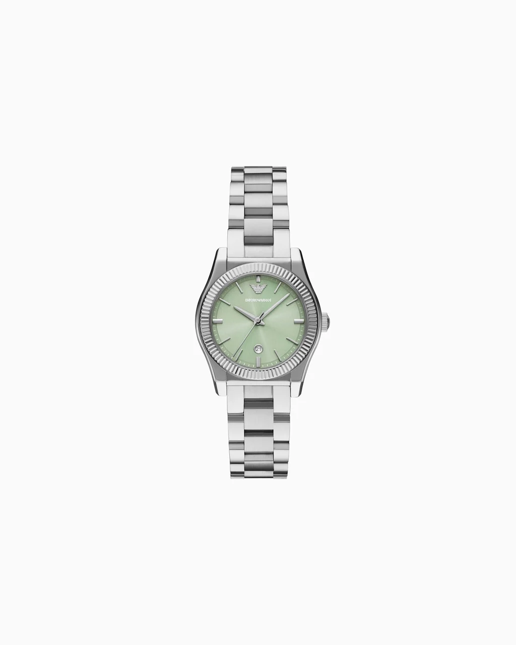 Emporio Armani Three-Hand Date Stainless Steel Watch AR11656 32 mm kol saati
