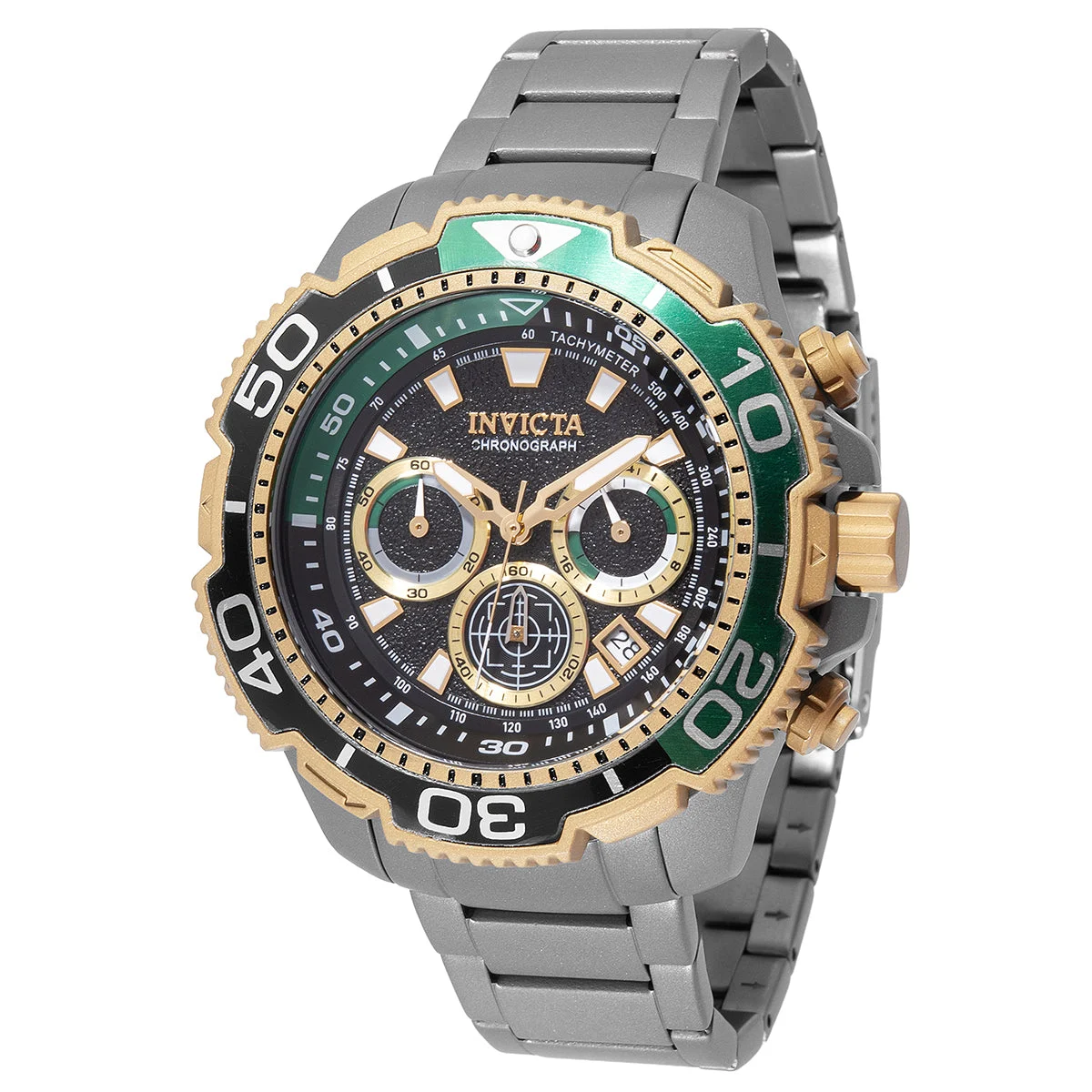 Invicta Commandor Watch - 48mm. Titanium (49498) 48 mm kol saati