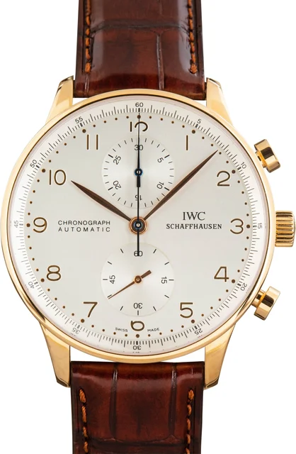 IWC Portugieser IW371402 Rose Gold kol saati