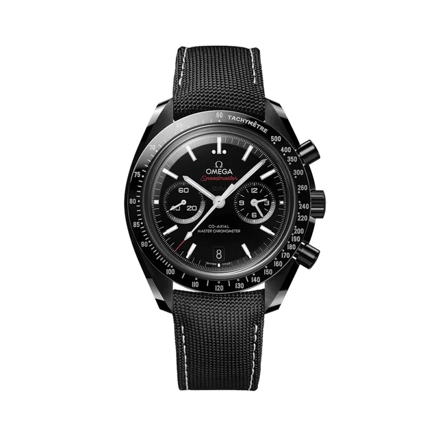 OMEGA Speedmaster Dark Side of the Moon Black Ceramic 44.25mm - Black on Fabric Strap O310