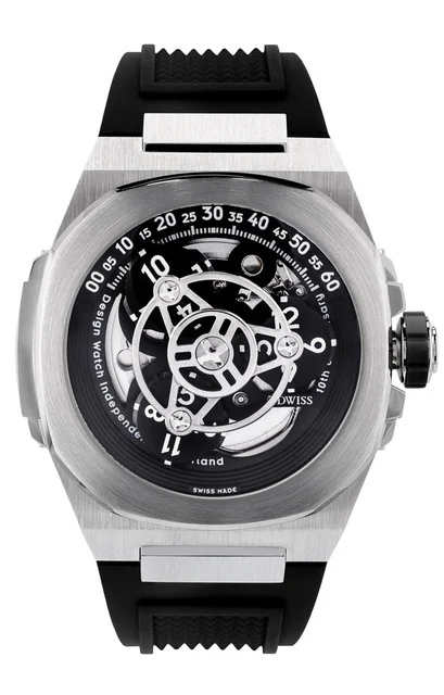 DWISS DWISS M3W M3W-black-rubber kol saati