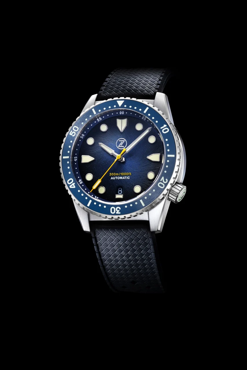 Zelos Mako V3 300m Steel 'Midnight Blue' 20 mm kol saati