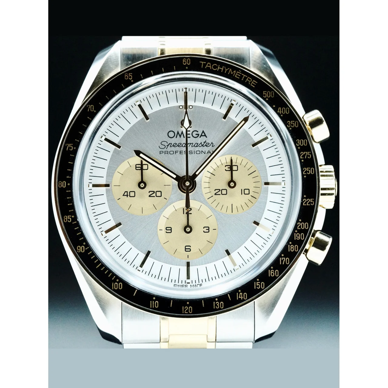 OMEGA Two Tone Moonshine Gold Speedmaster 210000074534 42 mm kol saati