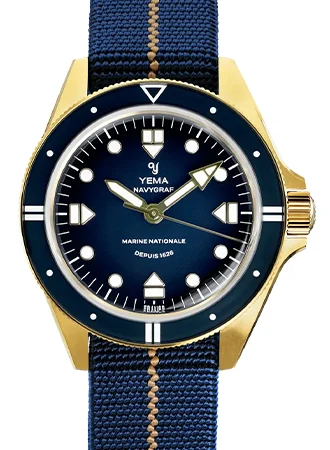 Yema Navygraf Marine Nationale 400th Anniversary Edition YMHF1591MN-GG/YM kol saati