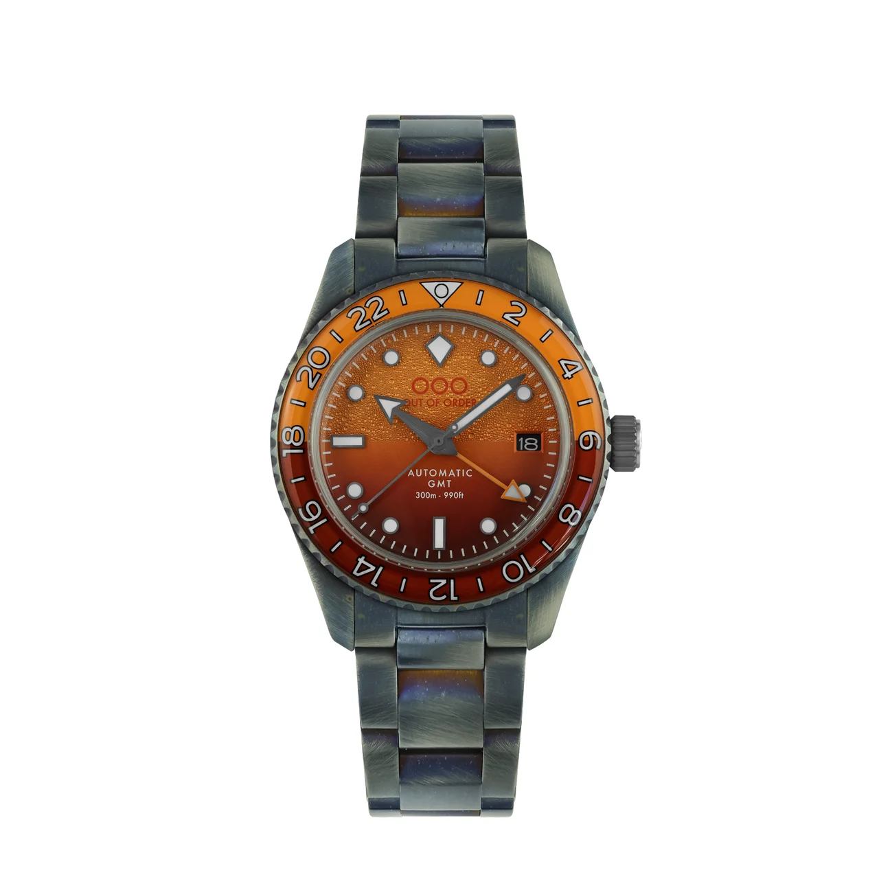 OOO Out of Order OOO.001-25.NE.BAND 40 mm kol saati