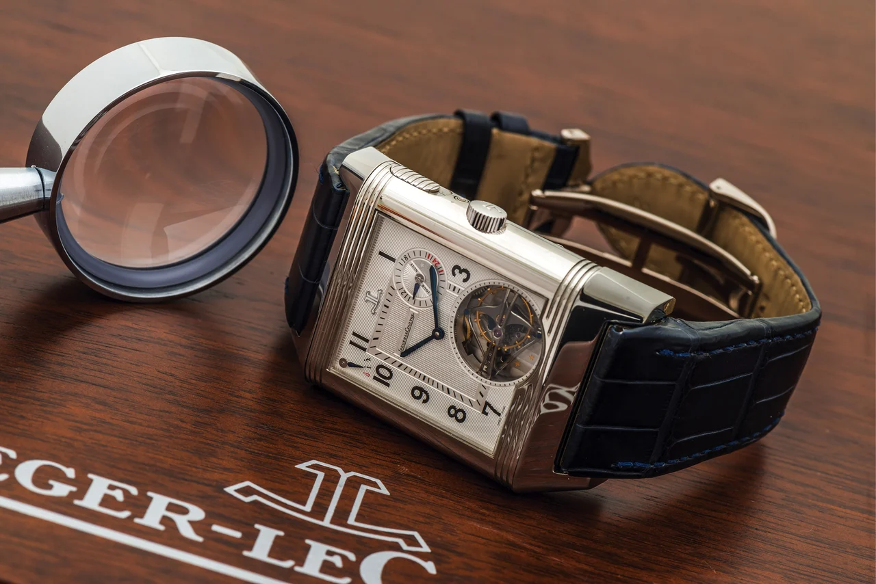 Jaeger-Lecoultre Jaeger Lecoultre Reverso Grand Complication 'a Triptyque' Platinum No. 46/75. 241.6.65 kol saati