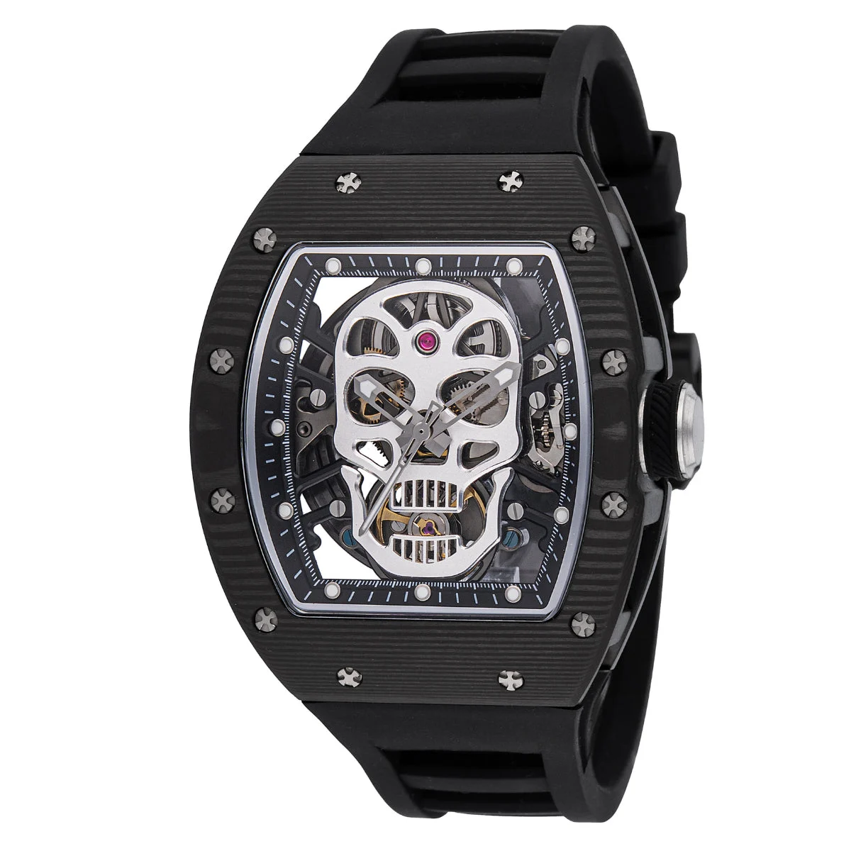 Invicta Rally Automatic Crestpath Automatic Watch w/ Skeleton Dial - 41mm. Black (ZG-49025) 41 mm kol saati