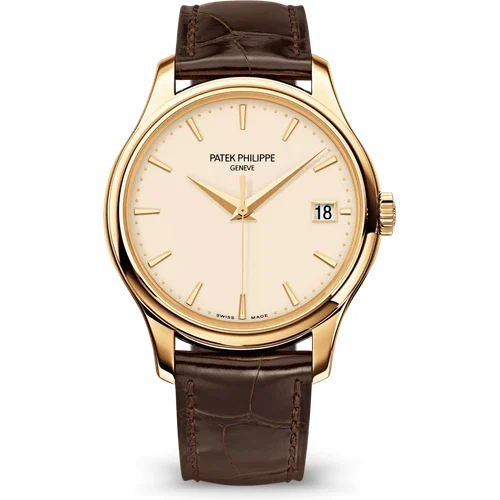 Patek Philippe Calatrava Date Yellow Gold Watch 5227J-001 kol saati
