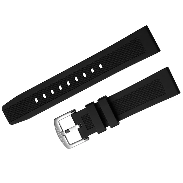 BERNY Silicone Crisscross Watch Strap SC22-BKGP-CBK kol saati
