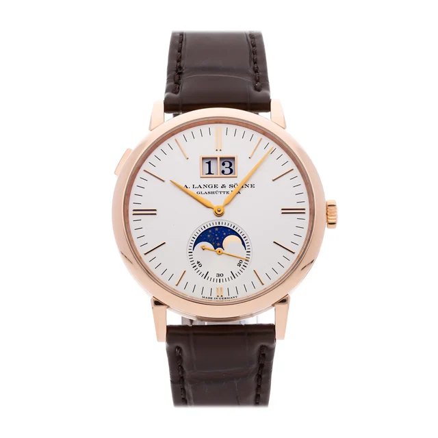 A. Lange & Sohne Lange & Söhne Saxonia 384.032 40MM Rose Gold Moonphase A. Lange & Söhne S