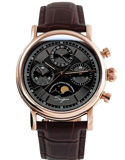 Sugess MoonPhase SU1908GZ kol saati