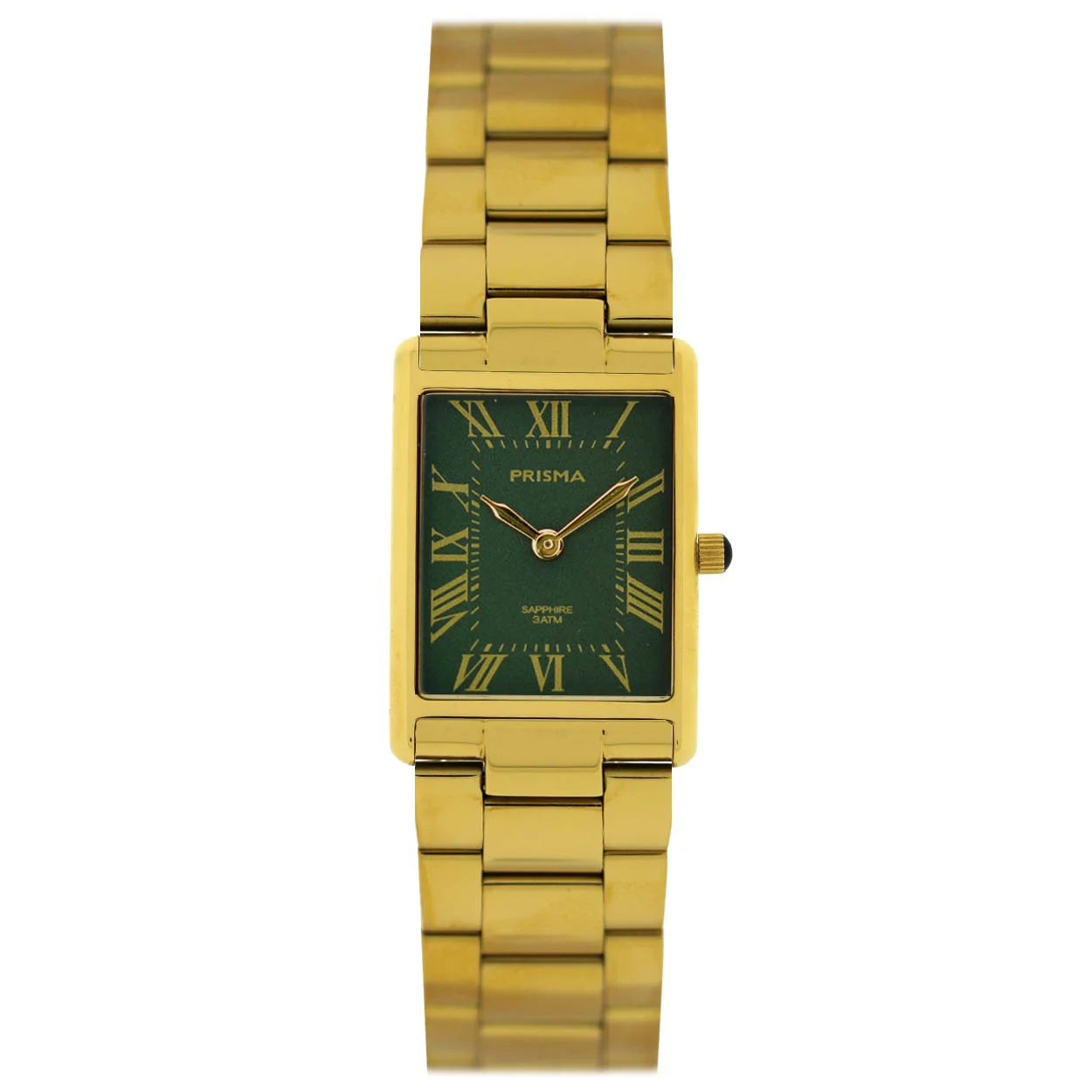 Prisma Baroness Gold Green Steel Prisma P.2357 Baroness Gold Green Steel 32 mm kol saati
