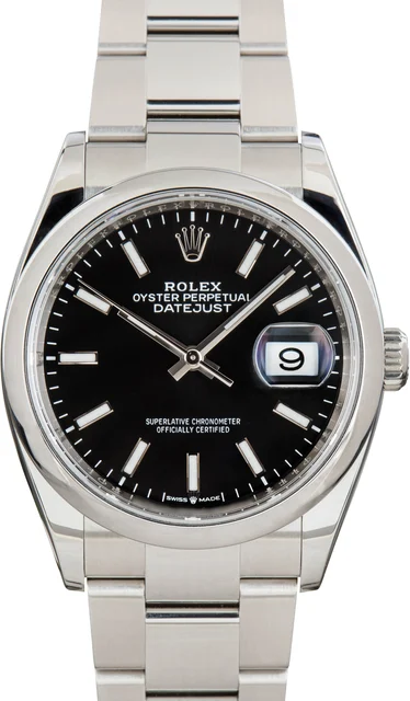 Rolex Datejust Ref. 126200 Black Dial kol saati