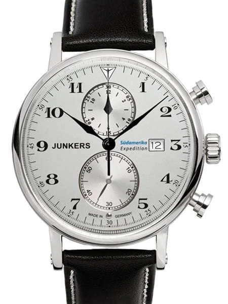 Junkers Expedition South America Quartz Chronograph with 12-Hour Totalizer #6586-1 kol saa