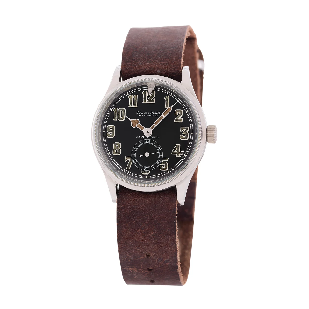 IWC IWC, REF. 436, MARK IX, PILOT, STAINLESS STEEL kol saati