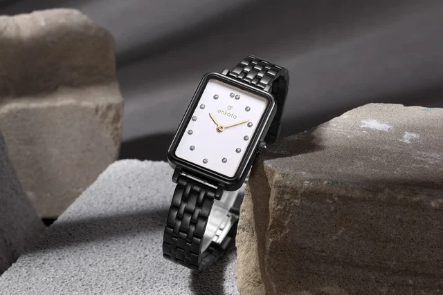 Enkatawatches Aquila White Black kol saati