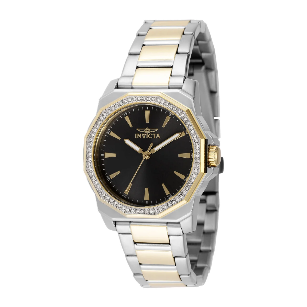 Invicta Speedway Glissade Watch - 34mm, Gold, Steel (49112) 34 mm kol saati
