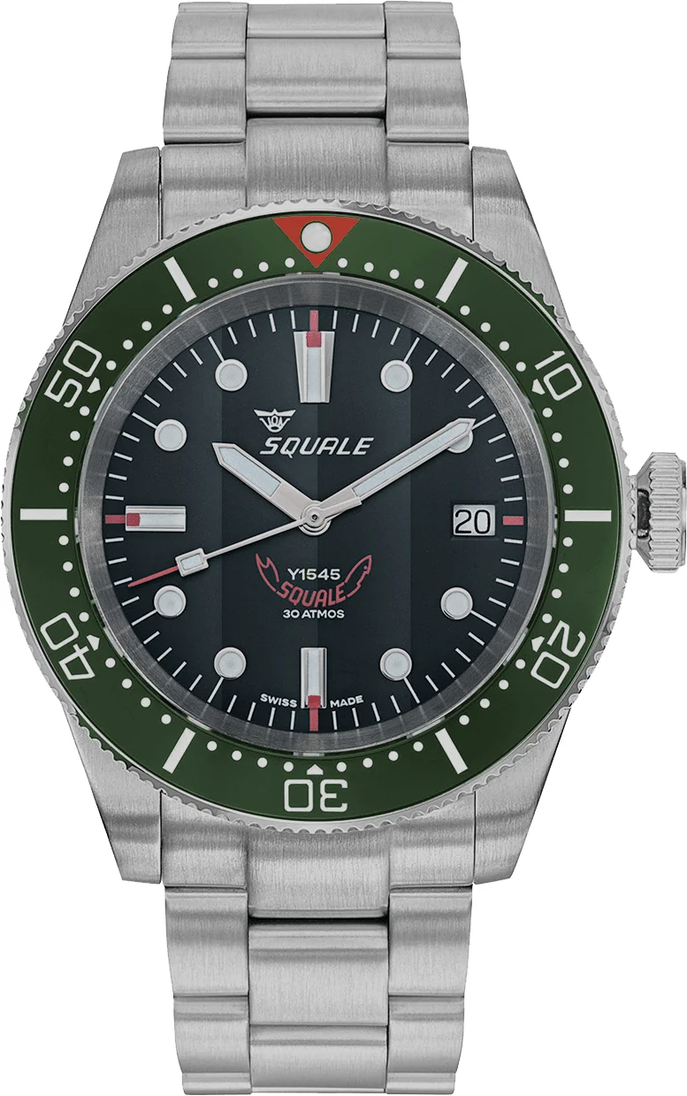 Squale Squale 1545 1545GRBKC.AC 40 mm kol saati