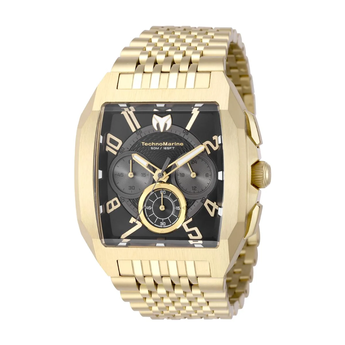 Technomarine Aqua Quadrant Watch - 41mm, Gold (TM-226025) 41 mm kol saati
