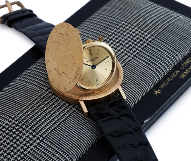 Vacheron Constantin VACHERON CONSTANTIN REF. 33019, TWENTY DOLLAR,18K YELLOW GOLD kol saat