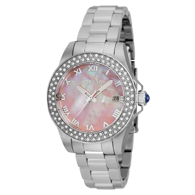 Invicta Angel Watch w/ Mother of Pearl Dial - 34mm, Steel (36070) kol saati