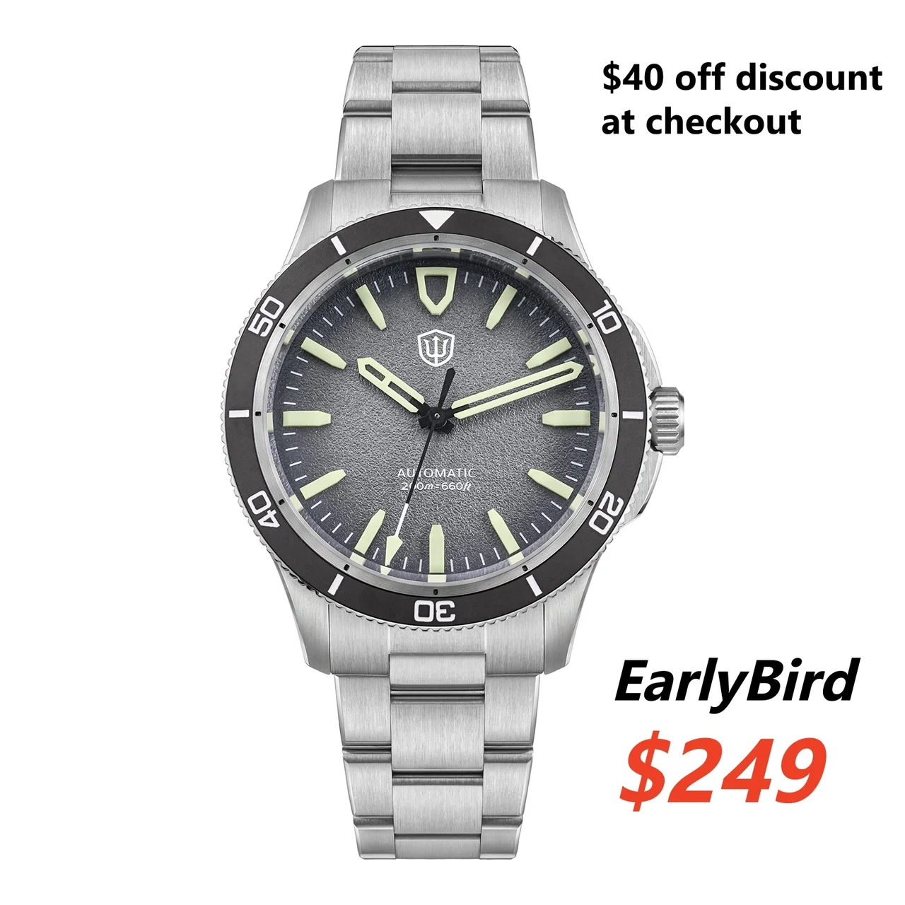 Watchdives Premier WD0019 ST2130 40mm Diver Watch WD0019-渐变紫-ST2130-三株带-飞扣 40 mm kol saati