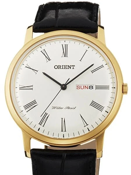 Orient Capital 2 Quartz Analog Dress Watch with Day and Date #UG1R007W 40.5 mm kol saati