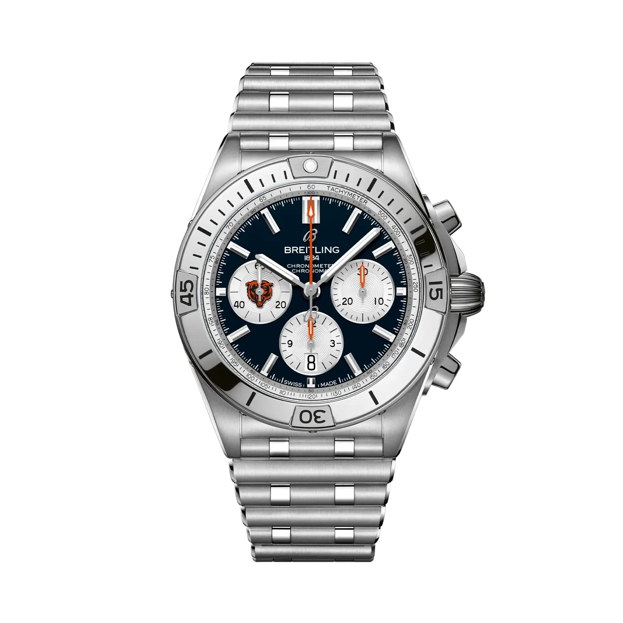 Breitling Chronomat B01 42 NFL Chicago Bears Edition AB01342B1C5A1 42 mm kol saati