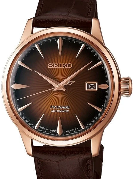 Seiko Presage "Cocktail Time" Automatic Dress Watch with 40.5mm Case #SARY078 40.5 mm kol saati