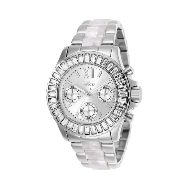 Invicta Angel Watch - 38mm, Steel, White (18867) kol saati