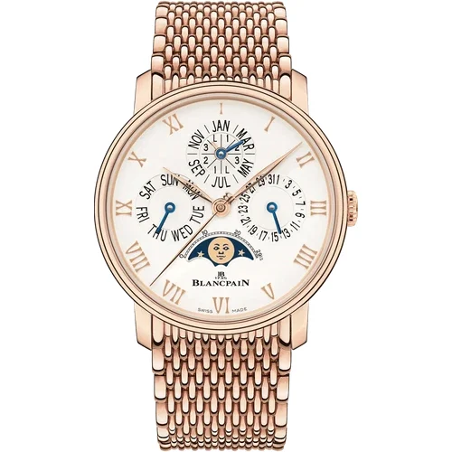 Blancpain Villeret Quantième Perpétuel Phases de Lune 6656 3642 MMB kol saati