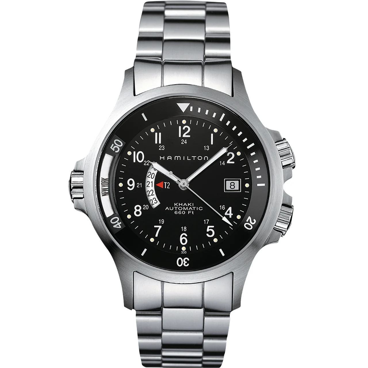 Hamilton Khaki Navy GMT Auto H77615133 42 mm kol saati
