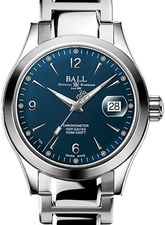 Ball Watch Co. Engineer III Ohio Chronometer Blue Ref. NM9026C-S5CJ-BE - 904L Steel NM9026C-S5CJ-BE/BALL 40 mm kol saati