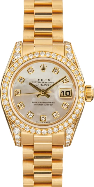 Rolex President 179158 Yellow gold kol saati