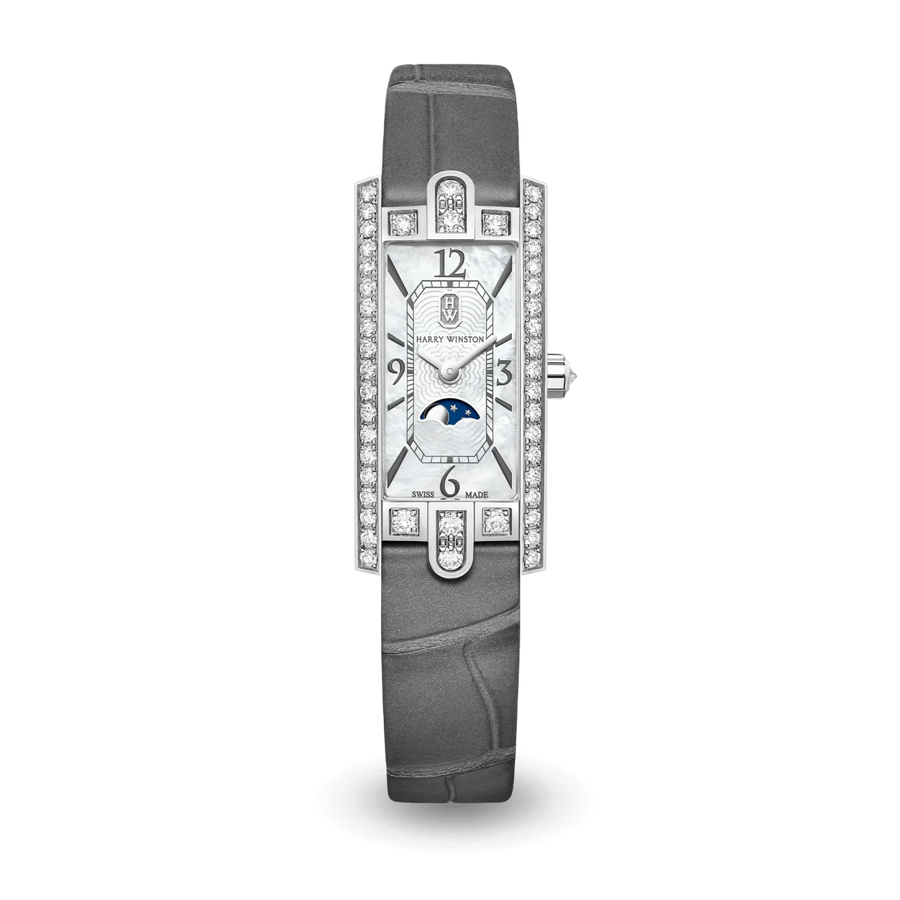 Harry Winston Avenue AVCQMP16WW001 32 mm kol saati