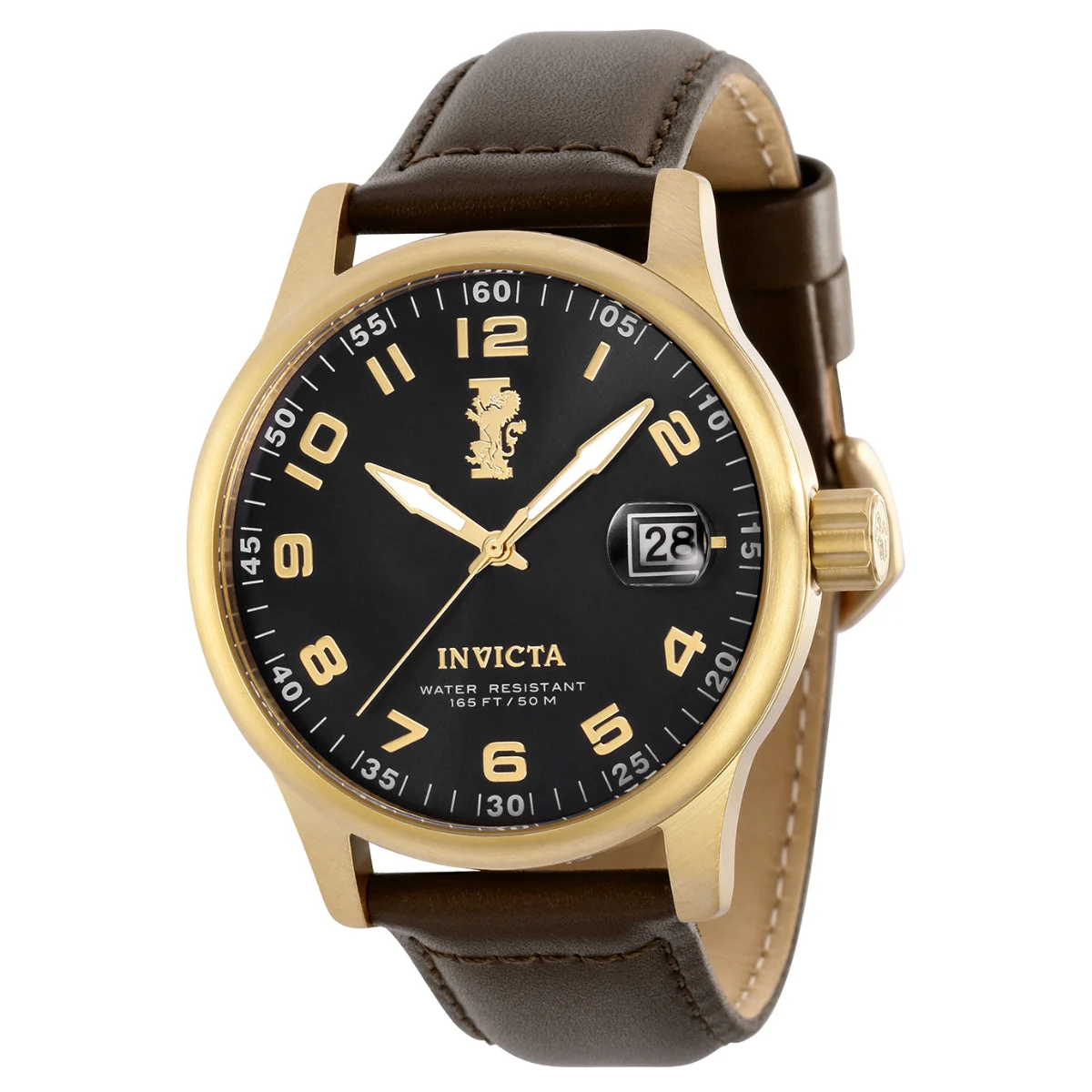 Invicta I-Force Vangardis Watch - 44mm, Brown (39982) 44 mm kol saati