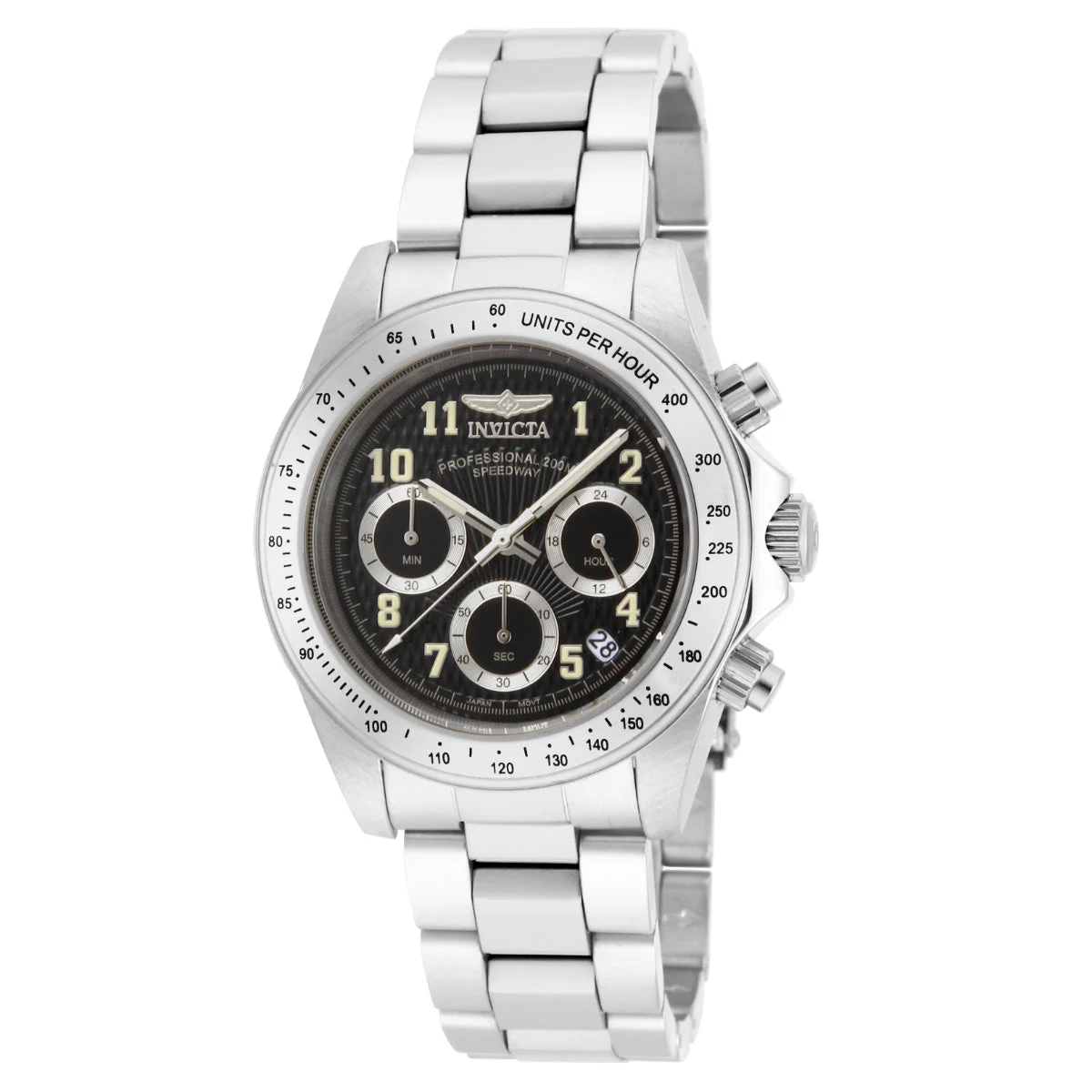Invicta Speedway Torvane Watch - 39.5mm, Steel (17025) 39.5 mm kol saati