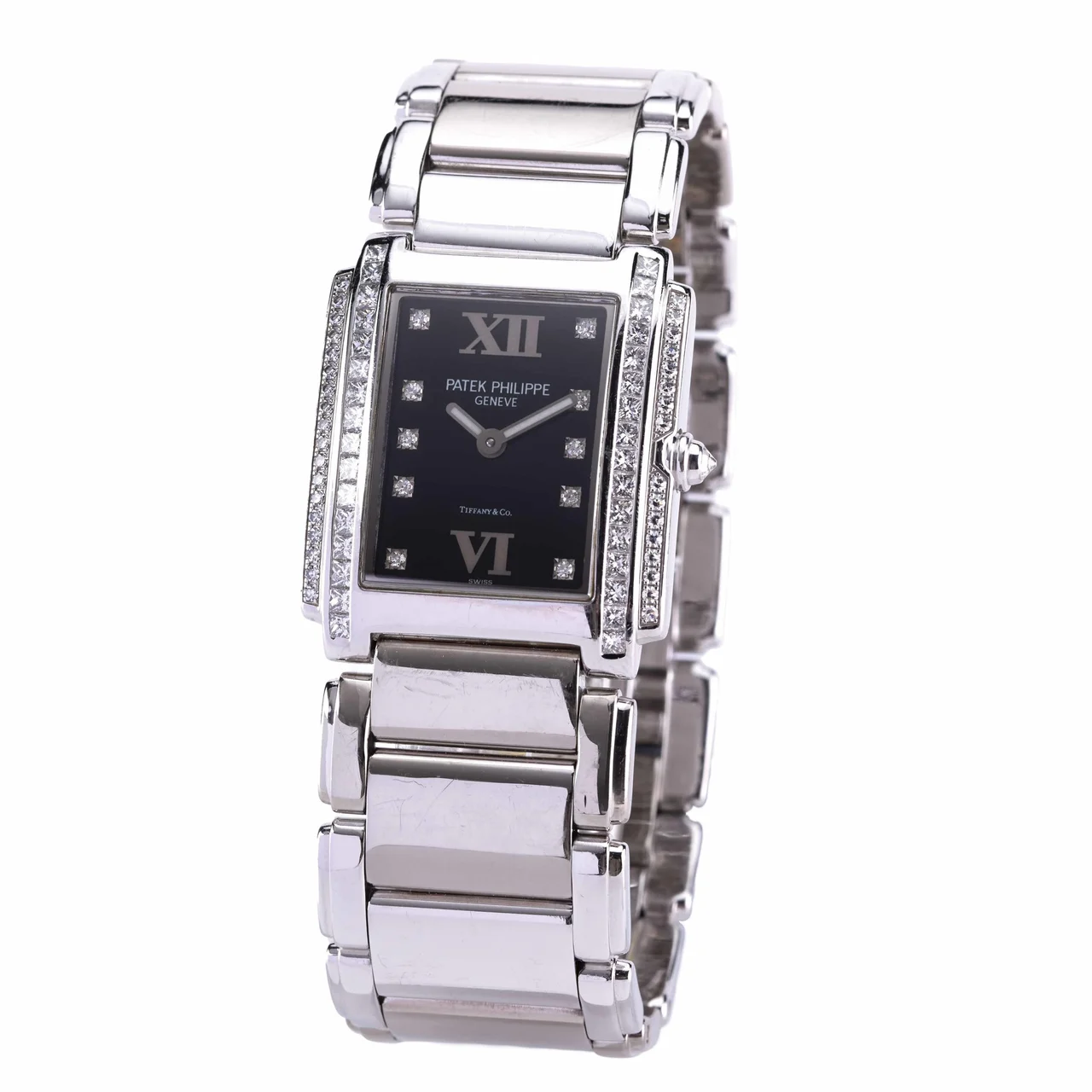 Patek Philippe PATEK PHILIPPE, REF. 4910/20, TWENTY-4, DIAMOND, TIFFANY & CO., 18K WHITE GOLD kol saati