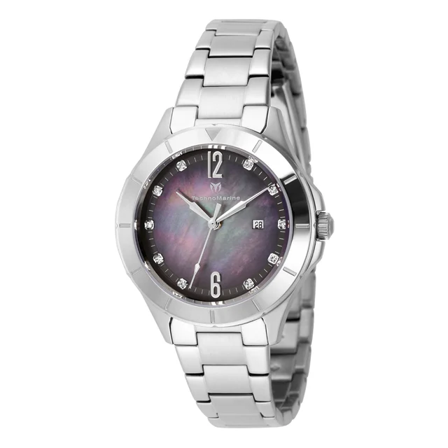 Technomarine Luna Tides Watch w/ Mother of Pearl Dial - 33mm. Steel (TM-826001) kol saati