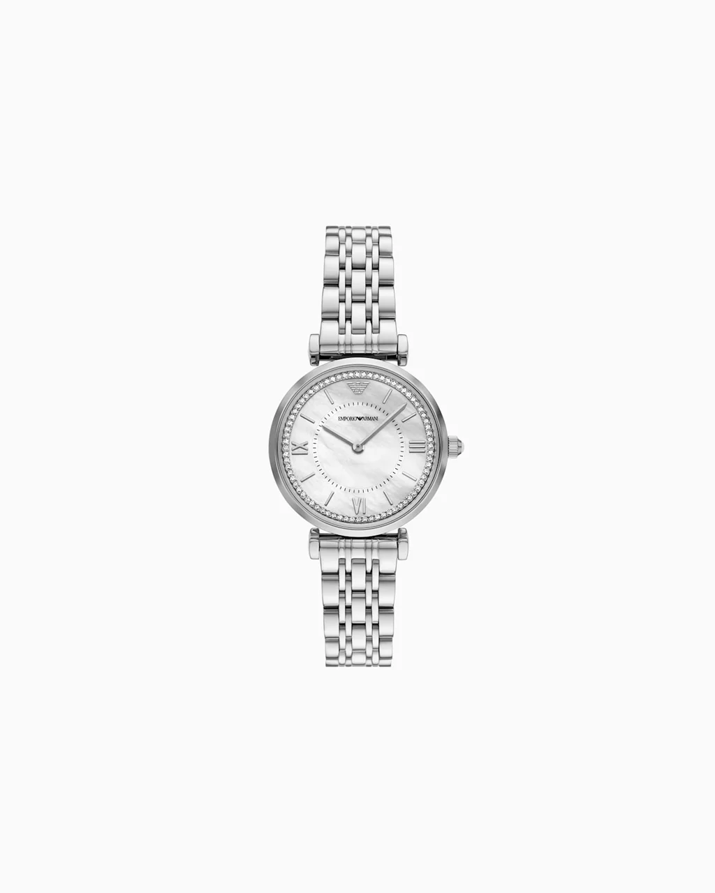 Emporio Armani Two-Hand Stainless Steel Watch AR11701 32 mm kol saati
