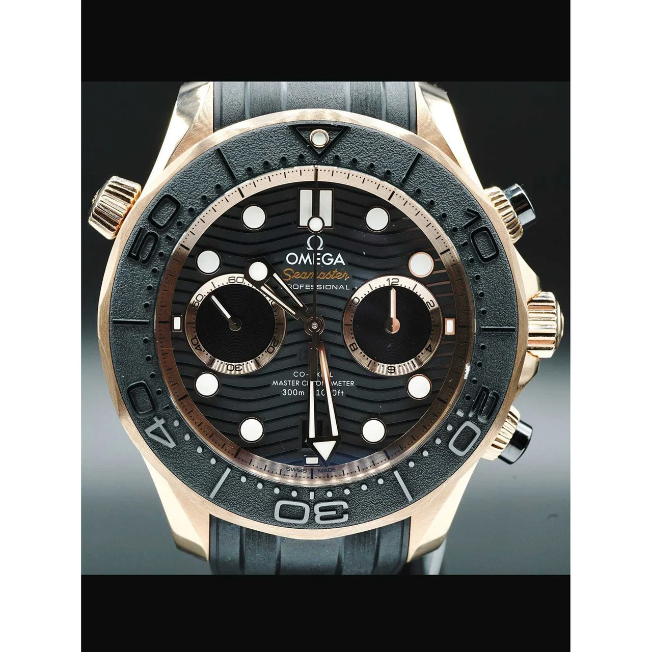 OMEGA Seamaster Diver 300 Master Chronometer Chronograph 44mm 210.62.44.51.01.001 210000025272 44 mm kol saati