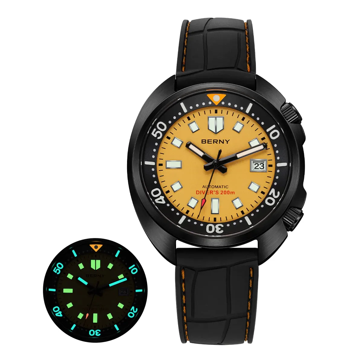 BERNY AM1970M-BLK 44 mm kol saati