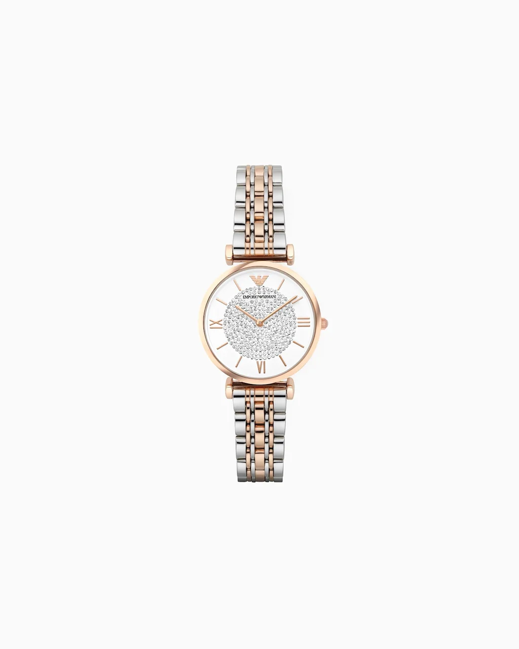 Emporio Armani Two-Hand Two-Tone Stainless Steel Watch AR1926 32 mm kol saati