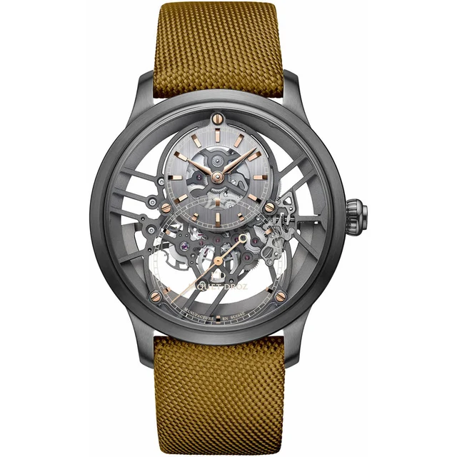 Jaquet Droz Skelet-One Plasma Ceramic Gold J003525547 kol saati