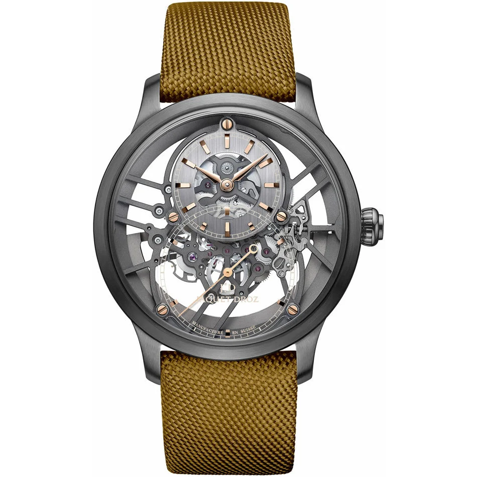 Jaquet Droz Skelet-One Plasma Ceramic Gold J003525547 41.5 mm kol saati